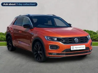 Used VW T-Roc R-line 115 HP (84 kW) 2019 Orange SUV