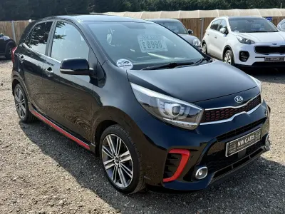 Used Kia Picanto GT-Line 66 HP (48 kW) 2017 Black Hatchback