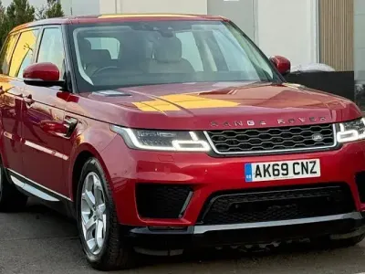 Used Land Rover Range Rover Sport HSE 306 HP (225 kW) 2019 Red SUV