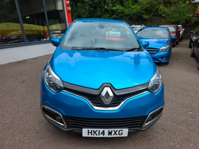 Used Renault Captur Dynamique 90 HP (66 kW) 2014 Blue SUV