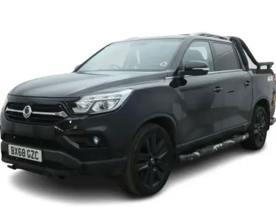 Used SsangYong Musso 181 HP (133 kW) 2018 Black Pickup