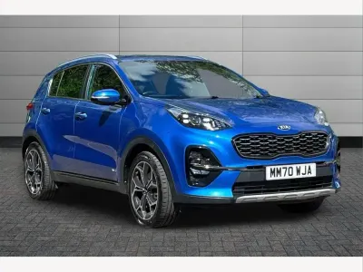 Used Kia Sportage GT-Line 136 HP (100 kW) 2021 Blue SUV