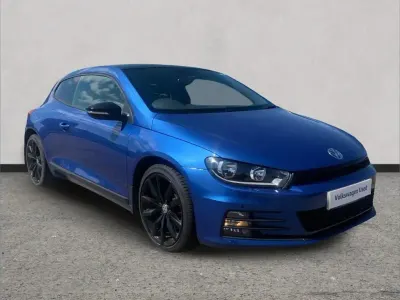 Used VW Scirocco Black Edition 184 HP (135 kW) 2017 Blue Coupe