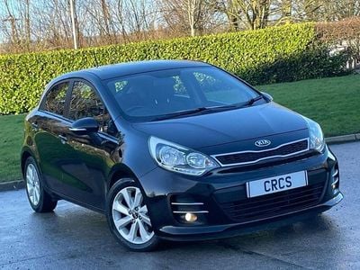Black Used 2016 Kia Rio Hatchback | £4,450 (Fair price)