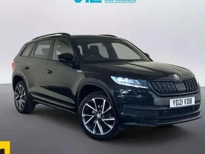 Used Skoda Kodiaq SportLine 150 HP (110 kW) 2021 Black SUV