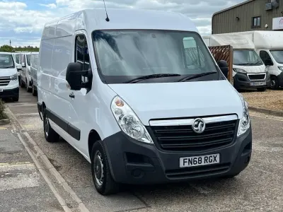 Used Vauxhall Movano 110 HP (80 kW) 2018 White MPV