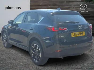 Begagnad Mazda CX-5 Exclusive-Line 165 HK (121 kW) 2025 Blå SUV