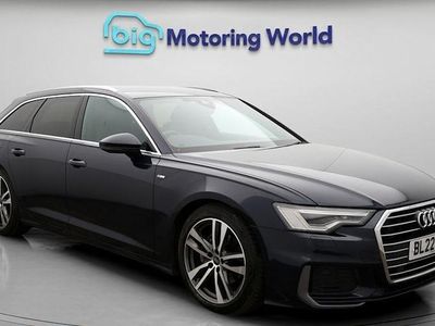Used Audi A6 S-Line 204 HP (150 kW) 2021 Blue Estate