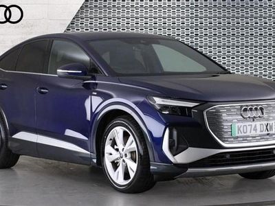 Blue Used 2025 Audi Q4 e-tron S-Line SUV | £32,445 (Fair price)