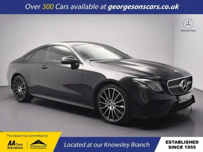Used Mercedes E220 AMG line 194 HP (142 kW) 2019 Black Coupe