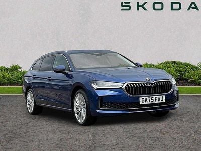 Used Skoda Superb LAURIN & KLEMENT 193 HP (141 kW) 2025 Blue Estate