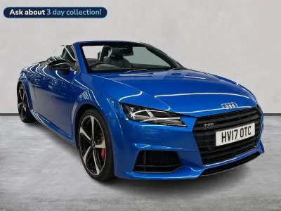 Used Audi TT Roadster Black Edition 2017 Blue Cabriolet