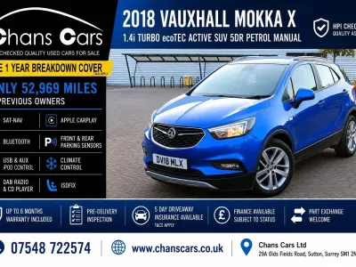 Used Vauxhall Mokka X Active 2018 Blue SUV