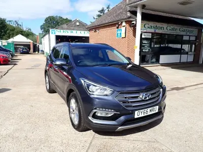 Used Hyundai Santa Fe Premium 200 HP (147 kW) 2016 Blue SUV