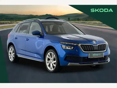 Gebraucht Skoda Kamiq SE L Executive 150 PS (110 kW) 2023 Blau SUV
