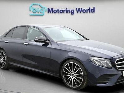 Used Mercedes E220 AMG line 194 HP (142 kW) 2020 Blue Sedan
