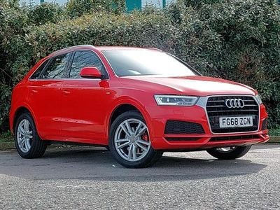 Used Audi Q3 S-Line 150 HP (110 kW) 2018 Red SUV
