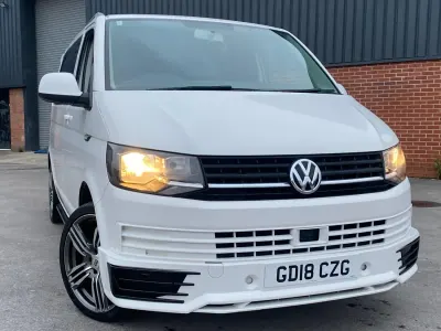 Begagnad VW Transporter Startline 2018 Vit Van