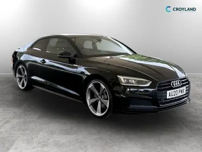 Used Audi A5 Black Edition 150 HP (110 kW) 2020 Black Coupe