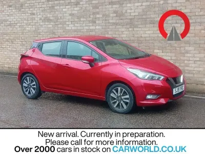 Used Nissan Micra Acenta 2019 Red Hatchback
