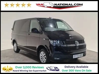 Used VW T6.1 Highline 110 HP (80 kW) 2022 Black Van