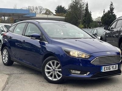 Blue Used 2016 Ford Focus Titanium Hatchback | £7,295 (Good price)