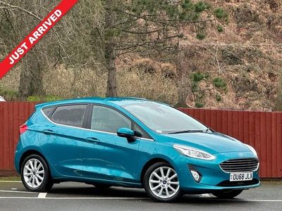 Used Ford Fiesta Titanium 100 HP (73 kW) 2019 Blue Hatchback
