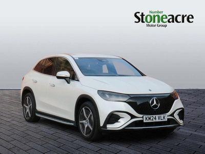 White Used 2024 Mercedes EQE350 AMG line Estate | £45,495 (Super price)