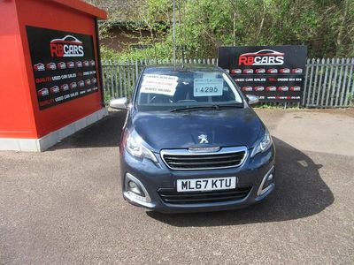 Used Peugeot 108 Collection 2017 Blue Hatchback