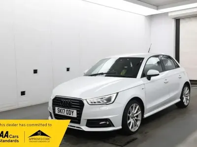 Used Audi A1 Sportback S-Line 125 HP (91 kW) 2017 White Hatchback