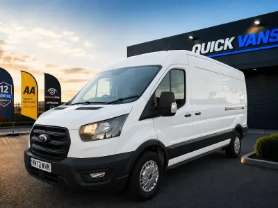 Used Ford Transit 130 HP (95 kW) 2022 White Van