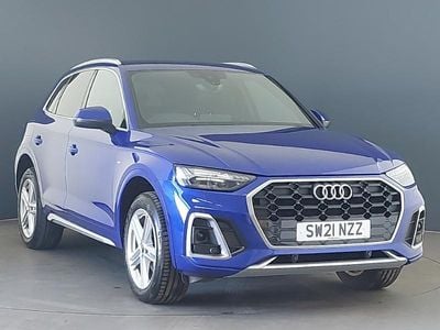 Used Audi Q5 S-Line 204 HP (150 kW) 2021 Blue SUV
