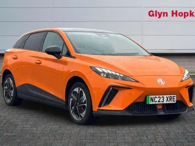 Used MG MG4 EV Trophy 2023 Orange Hatchback