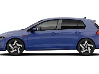 Used VW Golf VII GTI 245 HP (180 kW) 2019 Blue Hatchback