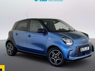 Used Smart ForFour Electric Drive Premium 60 kW (82 HP) 2021 Blue Hatchback