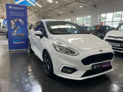 Used Ford Fiesta ST-Line 100 HP (73 kW) 2017 White Hatchback