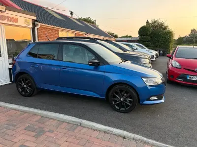 Used Skoda Fabia Colour Edition 95 HP (69 kW) 2018 Blue Hatchback