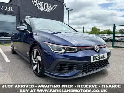 Used VW Golf VII GTI 2021 Blue Hatchback