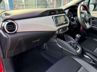 Used Nissan Micra Acenta 91 HP (66 kW) 2022 Red Hatchback