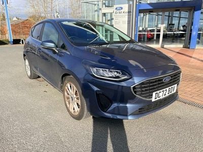 Used Ford Fiesta Titanium 2023 Blue Hatchback