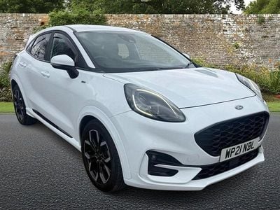 Used Ford Puma ST-Line X 155 HP (114 kW) 2021 White SUV