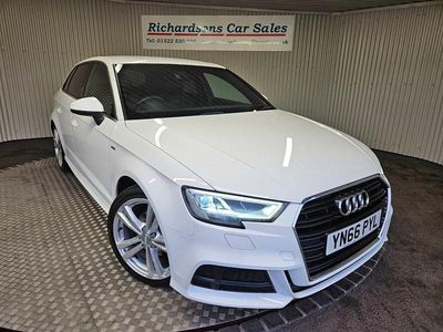 White Used 2016 Audi A3 Sportback S-Line Hatchback | £8,500 (Fair price)