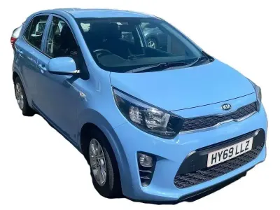 Used Kia Picanto 83 HP (61 kW) 2019 Blue Hatchback