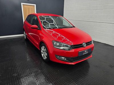 Begagnad VW Polo Edition 60 HK (44 kW) 2013 Röd Halvkombi