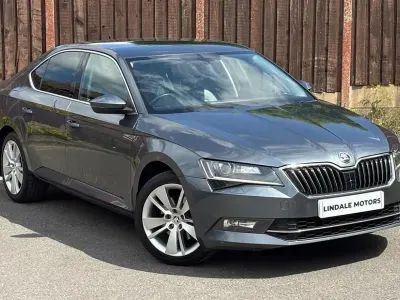 Used Skoda Superb SE L Executive 150 HP (110 kW) 2017 Grey Hatchback