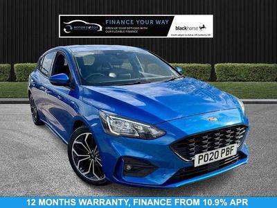 Used Ford Focus ST-Line X 125 HP (91 kW) 2020 Blue Hatchback