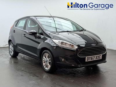 Used Ford Fiesta Zetec 82 HP (60 kW) 2017 Black Hatchback