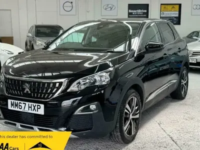 Used Peugeot 3008 Allure 120 HP (88 kW) 2018 Black SUV