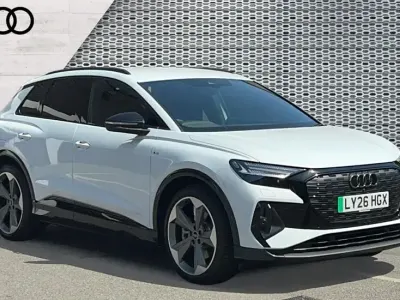 New Audi Q4 e-tron Black Edition 210 kW (286 HP) 2026 White SUV