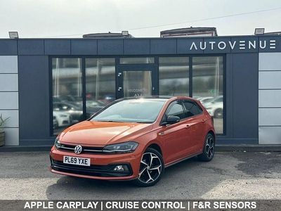 Used VW Polo R-line 95 HP (69 kW) 2019 Orange Hatchback